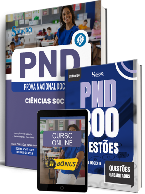 Combo PND - Prova Nacional Docente 2026 - Ciências Sociais - Imagem 1
