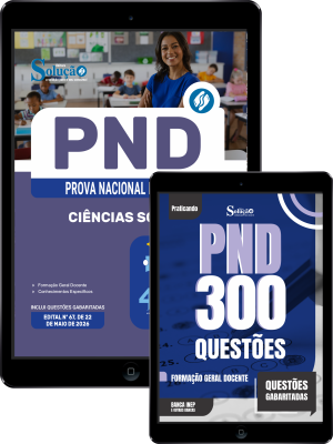 Combo PND - Prova Nacional Docente 2026 - Ciências Sociais - Imagem 1