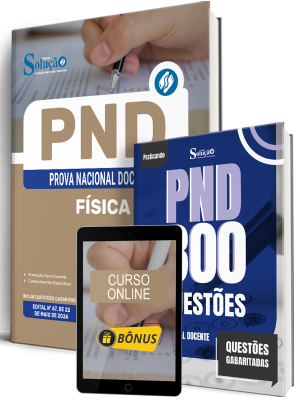 Combo PND - Prova Nacional Docente 2026 - Física - Imagem 1