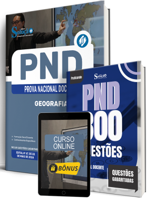 Combo PND - Prova Nacional Docente 2026 - Geografia - Imagem 1