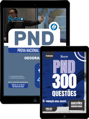 Combo PND - Prova Nacional Docente 2026 - Geografia - Imagem 1