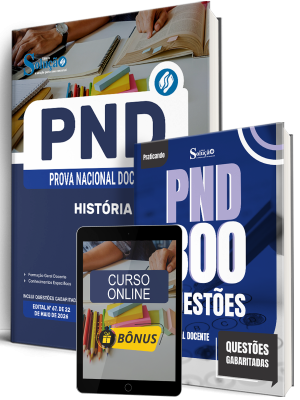 Combo PND - Prova Nacional Docente 2026 - História - Imagem 1