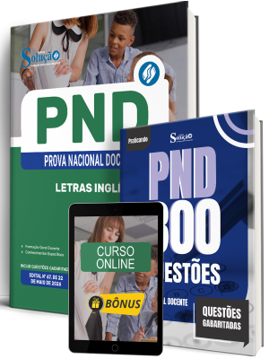 Combo PND - Prova Nacional Docente 2026 - Letras Inglês - Imagem 1