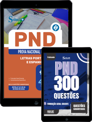 Combo PND - Prova Nacional Docente 2026 - Letras Português e Espanhol - Imagem 1