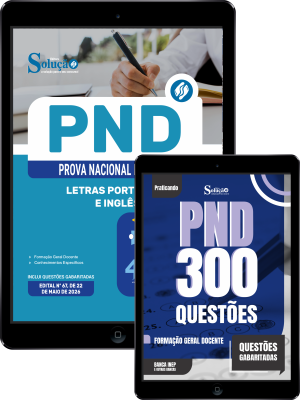 Combo PND - Prova Nacional Docente 2026 - Letras Português e Inglês - Imagem 1