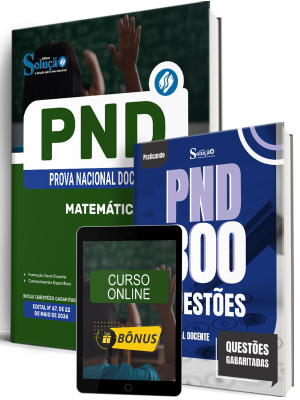 Combo PND - Prova Nacional Docente 2026 - Matemática - Imagem 1