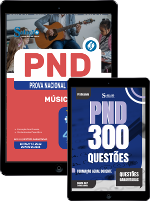 Combo PND - Prova Nacional Docente 2026 - Música - Imagem 1