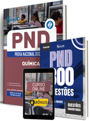 Combo PND - Prova Nacional Docente 2026 - Química - Imagem 1