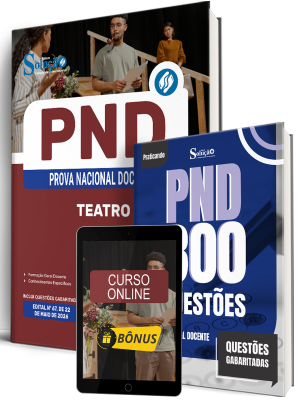 Combo PND - Prova Nacional Docente 2026 - Teatro - Imagem 1