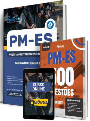 Combo PM-ES 2026 - Soldado Combatente - Imagem 1