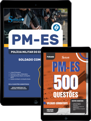 Combo PM-ES 2026 - Soldado Combatente - Imagem 1
