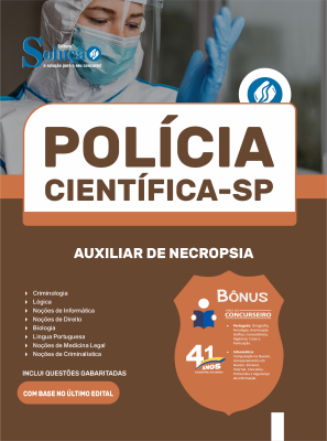 Apostila Polícia Científica-SP 2026 - Auxiliar de Necropsia - Imagem 3