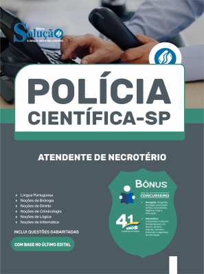 Apostila Polícia Científica-SP 2026 - Atendente de Necrotério - Imagem 3