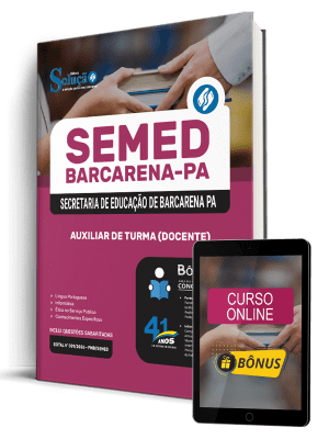 Apostila SEMED Barcarena-PA 2026 - Auxiliar de Turma (Docente) - Imagem 1