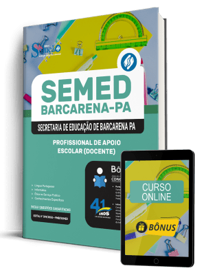 Apostila SEMED Barcarena-PA 2026 - Profissional de Apoio Escolar (Docente) - Imagem 1