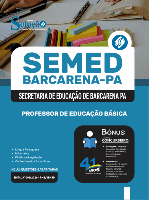 Apostila SEMED Barcarena-PA 2026 - Professor de Educação Básica - Imagem 3