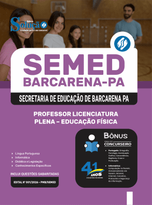 Apostila SEMED Barcarena-PA 2026 - Professor Licenciatura Plena - Educação Física - Imagem 3