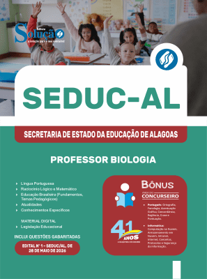 Apostila SEDUC-AL 2026 - Professor Biologia - Imagem 3