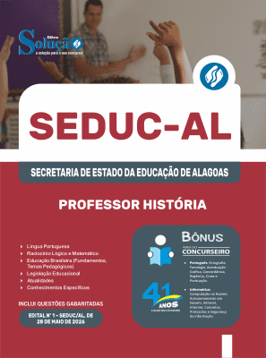 Apostila SEDUC-AL 2026 - Professor História - Imagem 3