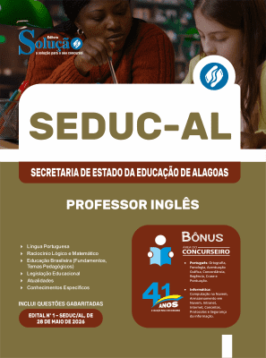 Apostila SEDUC-AL 2026 - Professor Inglês - Imagem 3