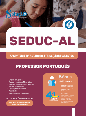 Apostila SEDUC-AL 2026 - Professor Português - Imagem 3