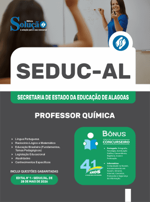 Apostila SEDUC-AL 2026 - Professor Química - Imagem 3
