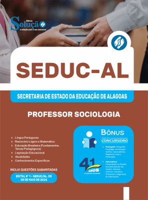 Apostila SEDUC-AL 2026 - Professor Sociologia - Imagem 3