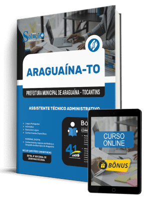 Apostila Prefeitura de Araguaína-TO 2026 - Assistente Técnico Administrativo - Imagem 1