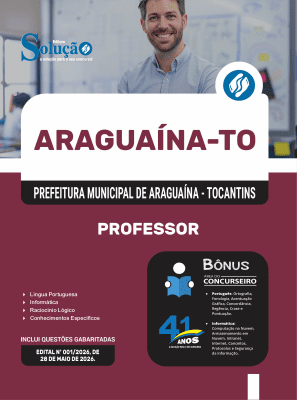 Apostila Prefeitura de Araguaína-TO 2026 - Professor - Imagem 3