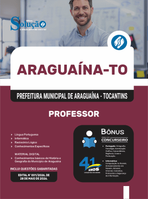 Apostila Prefeitura de Araguaína-TO 2026 - Professor - Imagem 3