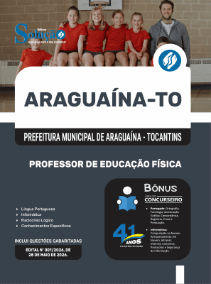 Apostila Prefeitura de Araguaína-TO 2026 - Professor de Educação Física - Imagem 3