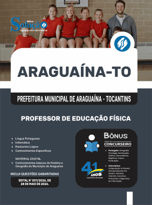 Apostila Prefeitura de Araguaína-TO 2026 - Professor de Educação Física - Imagem 3