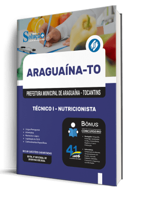 Apostila Prefeitura de Araguaína-TO 2026 - Técnico I - Nutricionista - Imagem 2