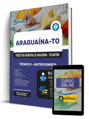 Apostila Prefeitura de Araguaína-TO 2026 - Técnico I - Nutricionista - Imagem 1