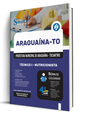 Apostila Prefeitura de Araguaína-TO 2026 - Técnico I - Nutricionista - Imagem 2
