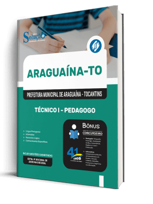 Apostila Prefeitura de Araguaína-TO 2026 - Técnico I - Pedagogo - Imagem 2