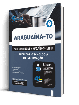 Apostila Prefeitura de Araguaína-TO 2026 - Técnico I - Tecnologia da Informação - Imagem 2