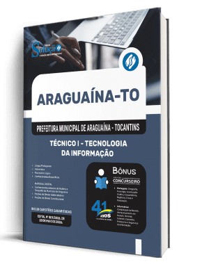 Apostila Prefeitura de Araguaína-TO 2026 - Técnico I - Tecnologia da Informação - Imagem 2