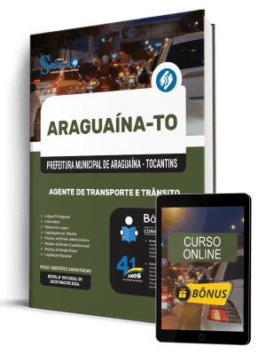 Apostila Prefeitura de Araguaína-TO 2026 - Agente de Transporte e Trânsito - Imagem 1