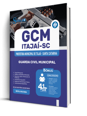 Apostila Prefeitura de Itajaí-SC 2026 - Guarda Municipal - Imagem 2