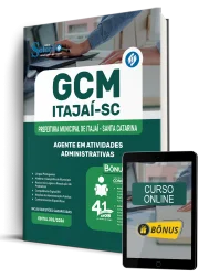 Capa Apostila Prefeitura de Itajaí-SC 2026 - Agente em Atividades Administrativas