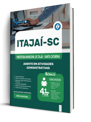 Apostila Prefeitura de Itajaí-SC 2026 - Agente em Atividades Administrativas - Imagem 2