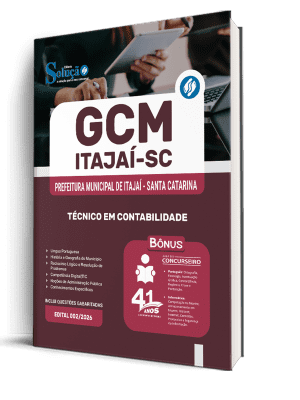 Apostila Prefeitura de Itajaí-SC 2026 - Técnico em Contabilidade - Imagem 2