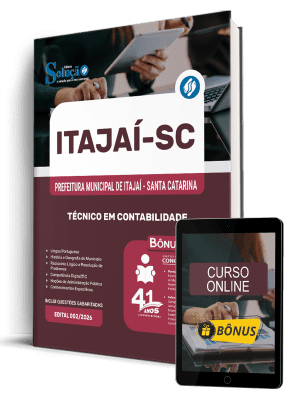 Apostila Prefeitura de Itajaí-SC 2026 - Técnico em Contabilidade - Imagem 1