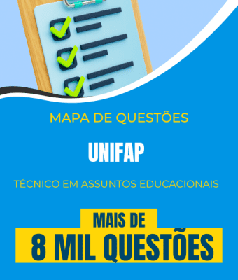 Mapa de Questões Online - UNIFAP - Técnico em Assuntos Educacionais - 8 Mil Questões - Imagem 1