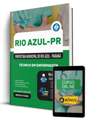 Apostila Prefeitura de Rio Azul-PR 2026 - Técnico em Enfermagem - Imagem 1