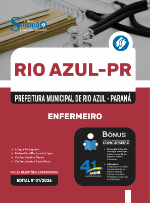 Apostila Prefeitura de Rio Azul-PR 2026 - Enfermeiro - Imagem 3