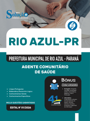 Apostila Prefeitura de Rio Azul-PR 2026 - Agente Comunitário de Saúde - Imagem 3