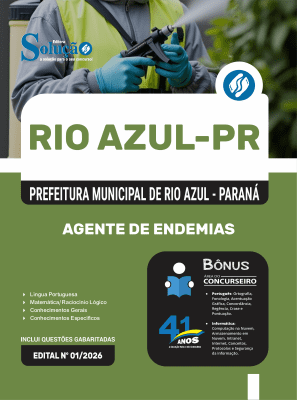 Apostila Prefeitura de Rio Azul-PR 2026 - Agente de Endemias - Imagem 3