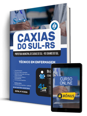 Apostila Prefeitura de Caxias do Sul-RS 2026 - Técnico em Enfermagem - Imagem 1